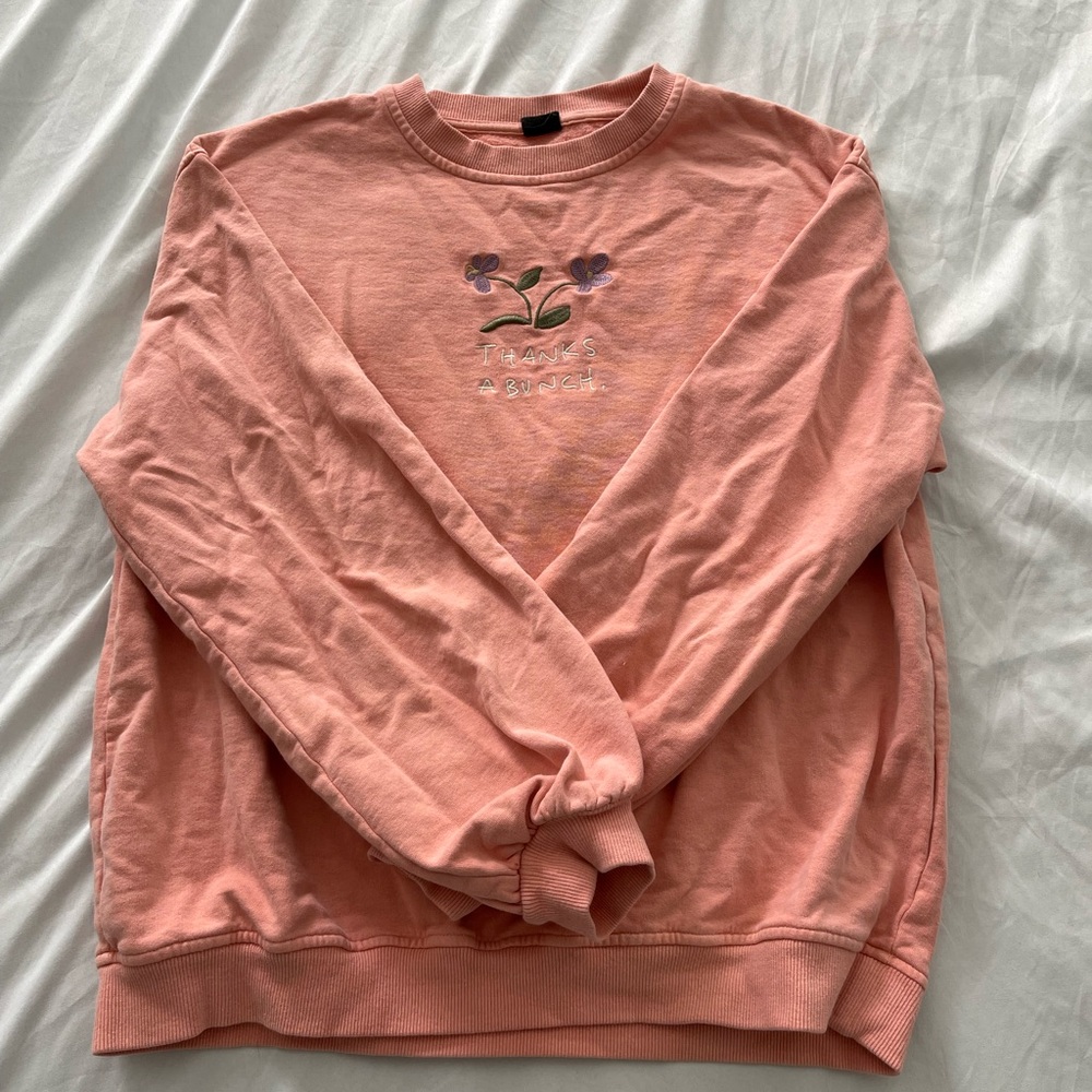 Urban Outfitters Pink Crewneck, size Medium